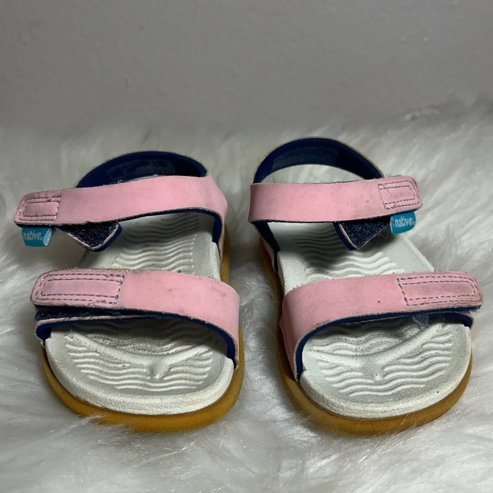 Charley Princess Pink/White Sandals Size 5